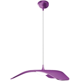 Φωτιστικό Οροφής 414LRC1915 Φ34x120cm Led 600lm 10W 3000K Purple Opviq