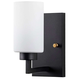 Φωτιστικό Τοίχου - Απλίκα Hania 942FLG2199 10x19x23cm E27 40W Black-White Opviq