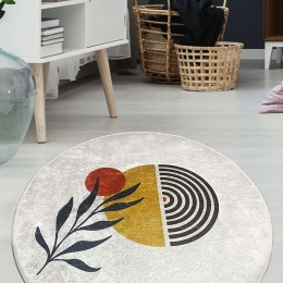 Χαλί Le Soleil White-Multi Conceptum Hypnose 140X140cm Round