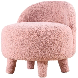 Σκαμπό Παιδικό Moouv 209FLF1327 Φ46x51cm Powder Pink