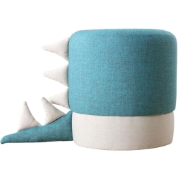 Σκαμπό Παιδικό Moouv 209FLF1329 Φ37x38cm Blue-White