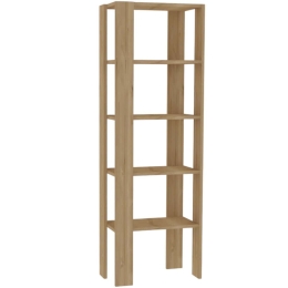 Ραφιέρα Δαπέδου Pucon 495SSE1218 53x23x160cm Oak