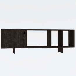 Έπιπλο Τηλεόρασης Folsom 495SSE1613 140x29x45cm Anthracite