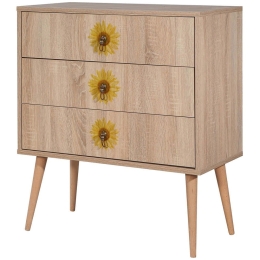 Συρταριέρα City Trio Seed 869VEL3474 80x40x89cm Multi