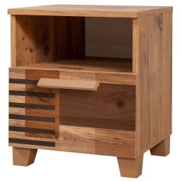 Κομοδίνο Leva Alfa Colorblock 863SPH3508 45x40x52cm Multi