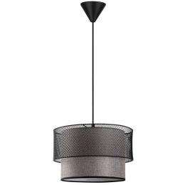 Φωτιστικό Οροφής Cake 390FLH1812 30x65cm E27 40W Beige-Black Opviq