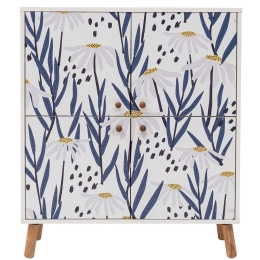 Παπουτσοθήκη - Ντουλάπι Multilux Daisy 869VEL4516 95x36x111cm Multi Ξύλο,Μελαμίνη