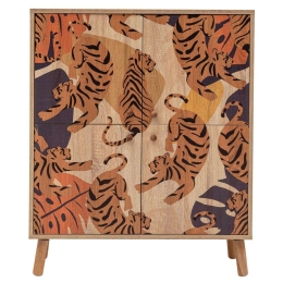 Παπουτσοθήκη - Ντουλάπι Multilux Tigris 869VEL4523 95x36x111cm Multi Μοριοσανίδα,Ξύλο
