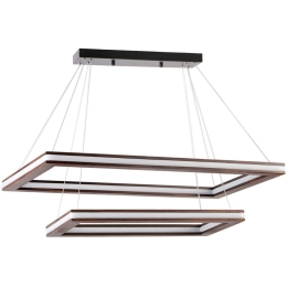 Φωτιστικό Οροφής Lux 846STL1975 70x70x80cm 2xLed 150W Walnut Opviq