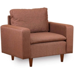 Πολυθρόνα Lungo 859FTN1753 105x79x78cm Brown