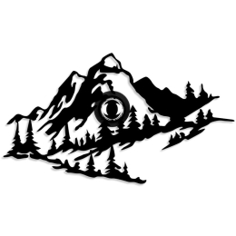 Διακοσμητικό Φωτιστικό Τοίχου Mountain 526SHD1164 64x9x36cm 1xE27 40W Black Opviq