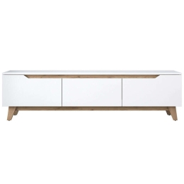 Έπιπλο Τηλεόρασης D1 543WRN1516 180x35x48,3cm White-Oak