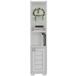 Βιβλιοθήκη Anka 475OLV2113 29,6x21,6x134,6cm White