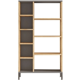 Βιβλιοθήκη 956LCS1429 72x25,5x133,6cm Pine-Anthracite