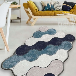 Χαλί Circle Blue-Beige Conceptum Hypnose 150x240cm