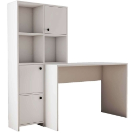 Γραφείο Silence 389MZA1807 156,8x51,5x146,8cm White