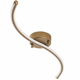 Φωτιστικό Οροφής - Πλαφονιέρα Yilan 119FRS1506 67x10x5cm Led 16W 3000K Gold Opviq