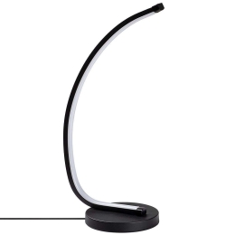 Φωτιστικό Επιτραπέζιο Bevel 119FRS1402 18x13x43cm Led 12W 3000K Black Opviq