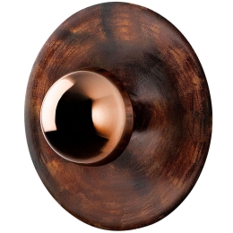 Φωτιστικό Τοίχου - Απλίκα Kurt 942FLG1874 Φ48x35cm 1xG9 10W Copper Opviq