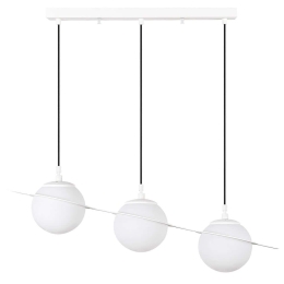 Φωτιστικό Οροφής - Ράγα Hug 942FLG1646 76x17x167cm 3xE14 40W White Opviq