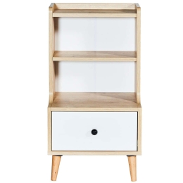 Κομοδίνο Tuvalle 230TVL1904 45x36x78cm Oak-White