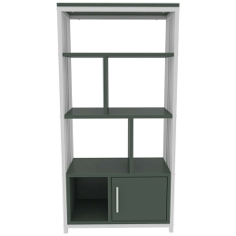 Βιβλιοθήκη Valero 875ZNA4566 60x29,6x120cm Green-White