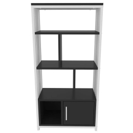 Βιβλιοθήκη Valero 875ZNA4570 60x29,6x120cm Black-White