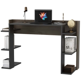 Γραφείο Cinar 875ZNA4632 122,7x45x77cm Walnut-Black