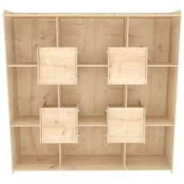 Βιβλιοθήκη Alimo 875ZNA4639 136,7x27,5x138cm Oak
