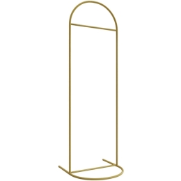 Κρεμάστρα Δαπέδου Leverkusen 285LCV1289 46x34x140cm Gold Μέταλλο