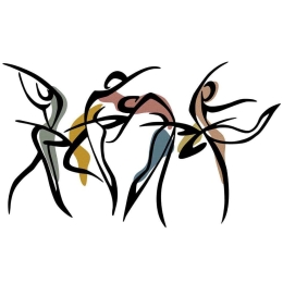Διακοσμητικό Τοίχου Dance 279ENZ2635 97x56,5cm Multi Wallity Μέταλλο,Ξύλο