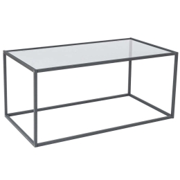 Τραπέζι Σαλονιού Lizbon 706CLN1157 90x50x40cm Black