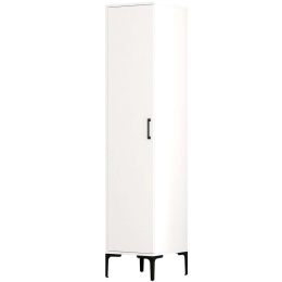Ντουλάπα Μονόφυλλη Kumsal 845HCT5413 40x47,5x201,4cm White Μονόφυλλη