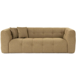 Καναπές Τριθέσιος Cady 560ARE1912 235x100x72cm Khaki