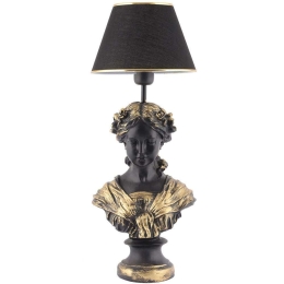 Φωτιστικό Επιτραπέζιο Opelya 390FLH2244 25x67cm E27 40W Black-Gold Opviq
