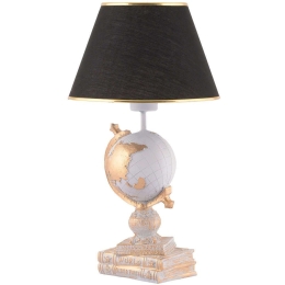 Φωτιστικό Επιτραπέζιο World 390FLH2248 25x50cm E27 40W Multi-Black Opviq