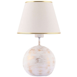 Φωτιστικό Επιτραπέζιο Balloon 390FLH2253 25x42cm E27 40W White-Gold Opviq