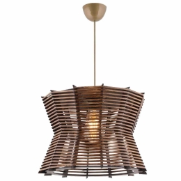 Φωτιστικό Οροφής Belt 390FLH2273 33x33x65cm 1xE27 40W Brown Opviq
