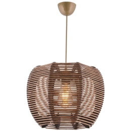 Φωτιστικό Οροφής Neta 390FLH2274 31x31x70cm 1xE27 40W Brown Opviq