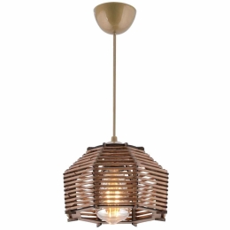 Φωτιστικό Οροφής Sare 390FLH2275 18x18x55cm 1xE27 40W Gold-Brown Opviq