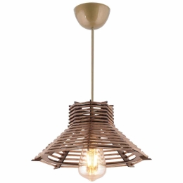 Φωτιστικό Οροφής Hope 390FLH2277 27x27x55cm 1xE27 40W Gold-Brown Opviq