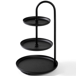 Βάση Κοσμημάτων Kalki 247HFM1124 Φ20x32cm Black Aberto Design Μέταλλο