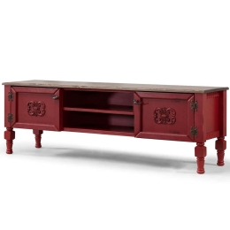 Έπιπλο Τηλεόρασης Ada 472PHL1101 150x50x40cm Red