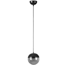 Φωτιστικό Οροφής Kure 941RTN1227 Φ15x70cm 1xE27 40W Dark Grey Opviq
