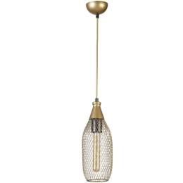Φωτιστικό Οροφής Rio 941RTN1247 Φ12x70cm 1xE27 40W Gold Opviq