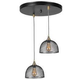 Φωτιστικό Οροφής Rota 941RTN1290 Φ30x70cm 2xE27 40W Black Opviq