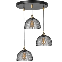 Φωτιστικό Οροφής Rota 941RTN1291 Φ30x70cm 3xE27 40W Black Opviq