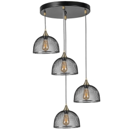 Φωτιστικό Οροφής Rota 941RTN1292 Φ35x70cm 4xE27 40W Black Opviq