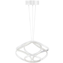 Φωτιστικό Οροφής Apeiro 166PRG1180 35x35x80cm Led 60-80W 4000K White Opviq