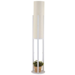 Φωτιστικό Δαπέδου Circle Dor 390FLH2283 25x134cm E27 60W White Opviq